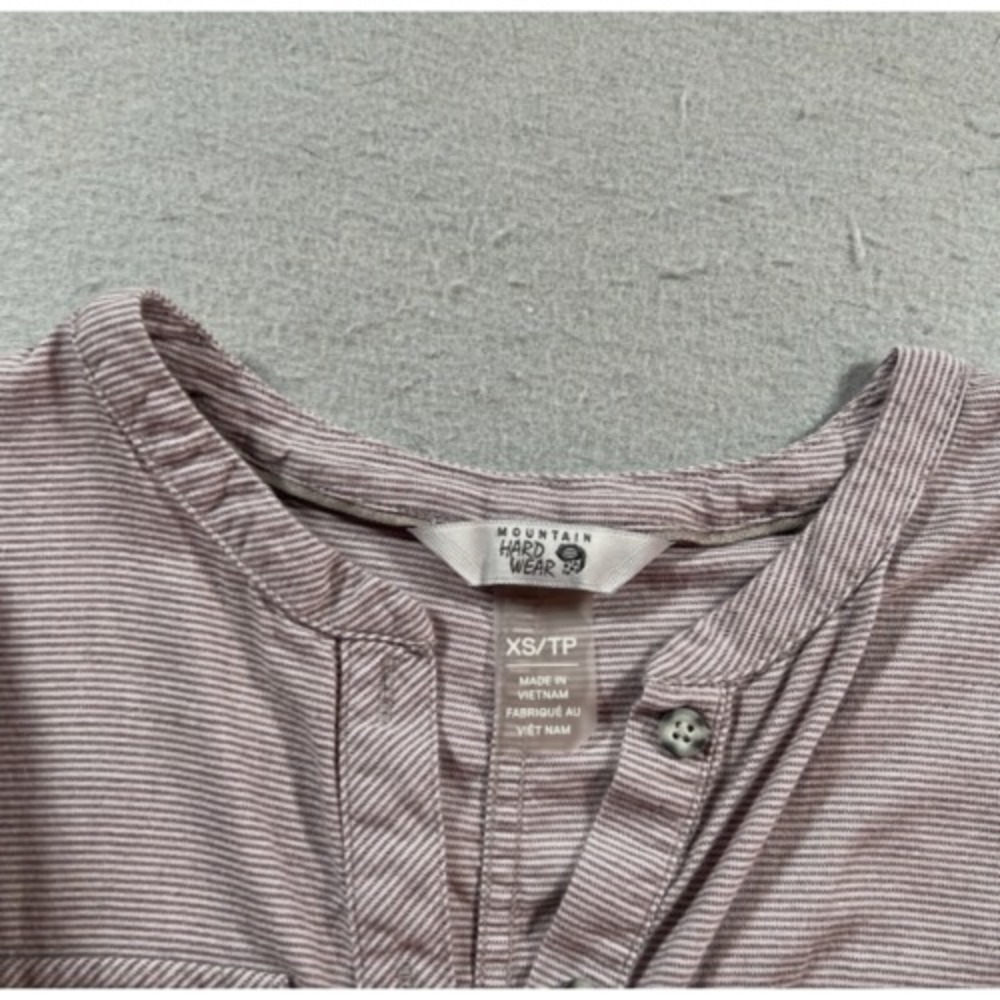 Mountain Hardwear Shirt Womens XS Karsee Flannel Top Gorpcore Cabincore Utility - Picture 5 of 13